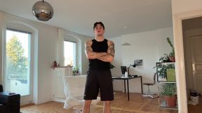 Let me dominate you with my sweat-doused beefy bod