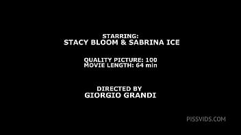 Pee Between Girls, Stacy Bloom &amp_ Sabrina Ice, DAP, Wrecked Ass, ButtRose, Pee, Pee Drink, Creampie Swallow GIO1890