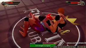 Bianca Ionis Battles Rivals Bare in Steamy Naked Fighter 3D Clash