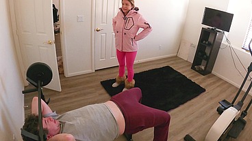 Ski bunny stepmom fucks stepson because she forgot to buy him a lift ticket