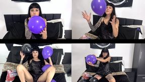 Pajama Party with Balloons