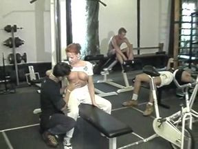 Gangbang at the gym