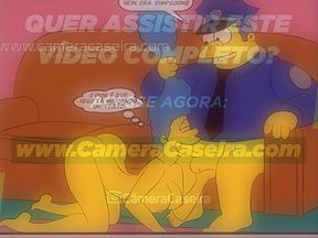 Simpsons X-Rated Comic: Sex with the Law Enforcement Officer