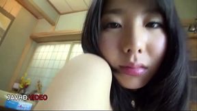 Passionate Asian goddess Ayumu Ishihara delivers serious Japanese blowjob bliss.
