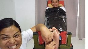 The Art of Tickling: Ceci and Eli in Action!