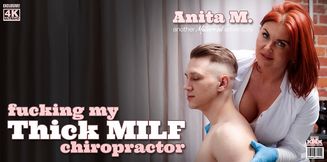 Big breasted curvy MILF chiropractor Anita has the best fucking medicine for her horny patients