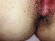 Chatte déchiré au dildo XXL