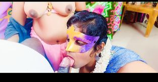Threesome Indian Stepmom Stepdaughter and Stepson Funny Sex Part 2