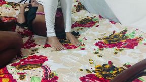 He pulled her hair and had his way with his sister-in-law. Hot village sex.