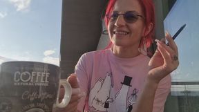 COFFEE & CIGARETTES Addiction – Late Morning Chain Smoking on the Balcony (Slow Deep Inhales)