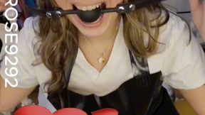 PLAYTIME WITH GOONER FAN! My fan tipped me to record this during a livestream, he had me scrub up in my white fig scrubs but before I scrub up I insert my lovense vibrator and give him access to the toy, they I slowly scrub up and then....