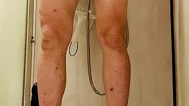 Ass stretching with fist dildo