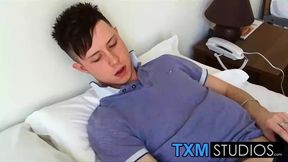 Twink Brad fucks cameraman after doing masturbation video