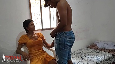Daniela Santos sempre metendo no puto vizinho