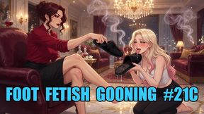 Foot Fetish Gooning #21C: Your Mind Melts Under Perfect Arches (Animated, Music)