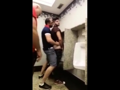 Fucking at the urinal