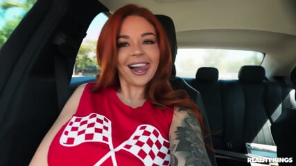 Hot Redhead & Hot Rods