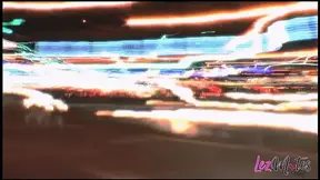 Sexy lesbian girls fucking each other with strap ons