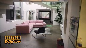 POV - Screwing Your Date Lya Cutie in Her Tight Pussy After Footjob