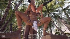 Tomb Raider Porn Game - Lara Croft stumbles on the ancient sex toy