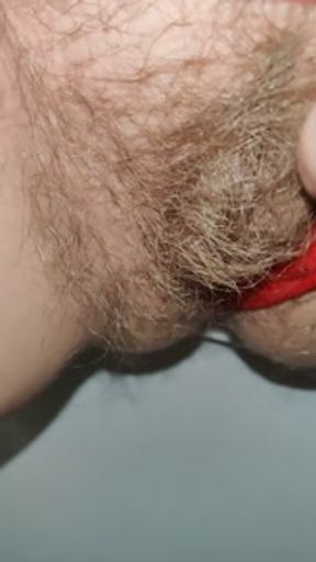 Wide open Hairy pussy dripping  cream and pissing 💦 Huge anal fart 💨 ASMR