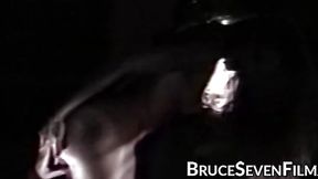 Submissive dyke gets pussy&#x270C; licked and played by dominant babes