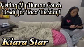 Getting my Couch Ready for my Gassy Girl Friends!