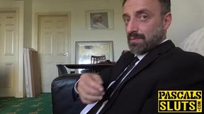 Skinny babe April Paisley dominated with ass fucking