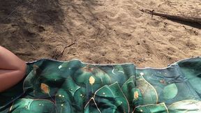 Kinky Couple Big Ass Curvy Nudist Sex in Maspalomas Dunes POV