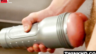 Mature AlphaLads Throbbing Boner Gets Devoured by Fleshlight