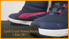 LittleShoes - Cock Trample Puma Boots in Size 34 | 042A