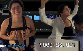 Horny Secretary Fucks the Security Guard.