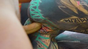 Tattoo Artist Turned Anal Toy &ndash_ Pornstar Fucked by Her Own Customer
