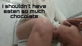 I shouldn't have eaten so much chocolate