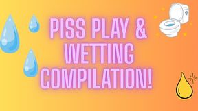 Piss, Piss play, AND Wetting compilation!
