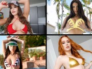 TeamSkeet - Big Tits In Bikinis Compilation - Top Summer Selection Of Huge Jugs In Bikini