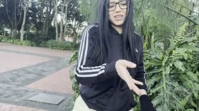 I meet Estefani, a beautiful ass-sucking whore.