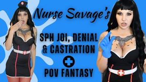 Nurse's SPH JOI, Denial and Castration Penectomy