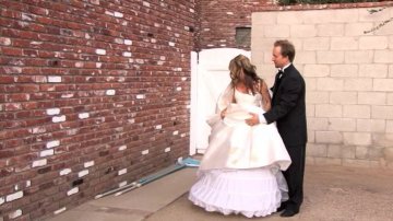 Horny Bride To bBe Sucks and Fucks a Cock Before the Weddding