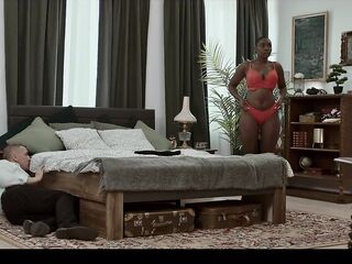 Time Traveler Goes Back In Time And Face Bangs Natural Ebony Hotty - Interracial Time Freeze Sex