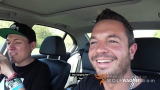 Naughty outdoor fuckging for curvy Samantha Kiss! WOLF WAGNER CASTING