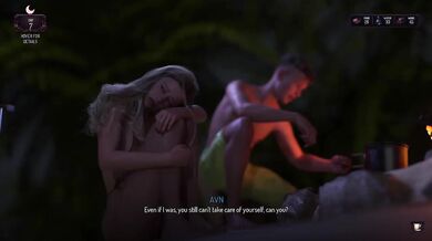 Stranded Blonde College Girl With Big Tits Plays Sex Game On Island