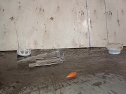 Christmas Candle Crush & Trample. Destroyed by dirty size 11 boots 👣👣