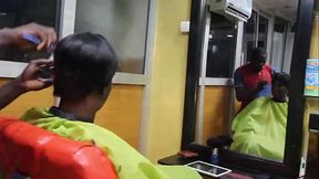 Salvador Gomez one of the best porn actors on the African scene decides to fuck the young Ugandan Latifa in the middle of a massage session in a beauty salon it'_s great this work session let'_s admire