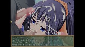 Bathroom Blowjob and Handjobs - &quot_Ryorin Academy - The Targetted Disciplinary Officer Aoi Nanami&quot_