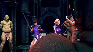 female knight lose to monster ork - episode.20