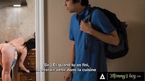 Steamy MILF Siri Dahl doesn't mind getting her anal fucked by stepson Ricky Spanish