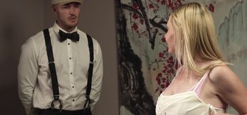 Tied and Destroyed: Rebel Rhyder’s Anal Bridal Fantasy