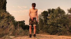 teenager jerking off his 9 inches / huge veiny cock / hot