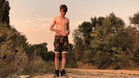 teenager jerking off his 9 inches / huge veiny cock / hot